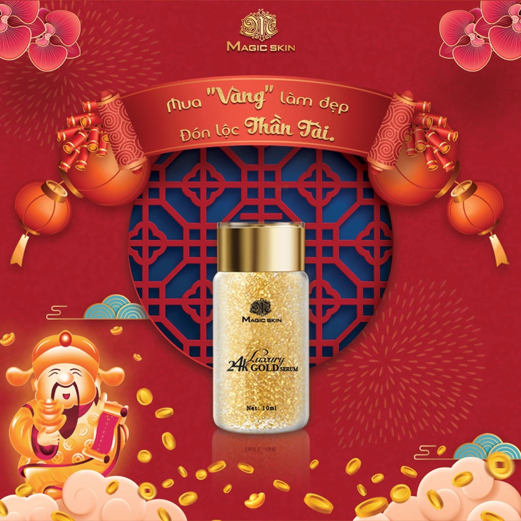 Luxury 24K Gold Serum Magic Skin - Bí Quyết Giữ Nhan Sắc Của Bậc Đế Vương