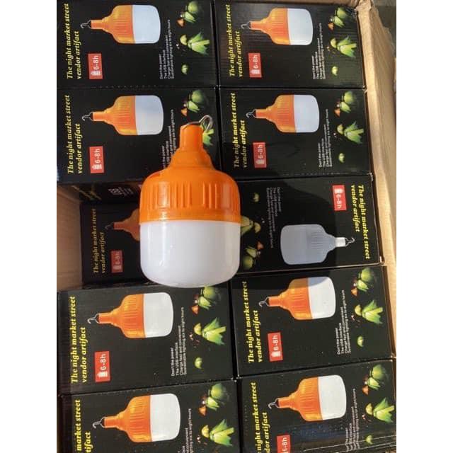 Bóng đèn tích điện 6-8h cắm USB, bóng đen tích điện 100w