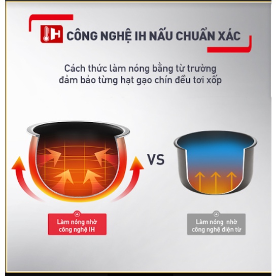 Nồi cơm điện tử cao tần Tefal RK818A68 - 1.8L - Thương hiệu Pháp - Hàng chính hãng