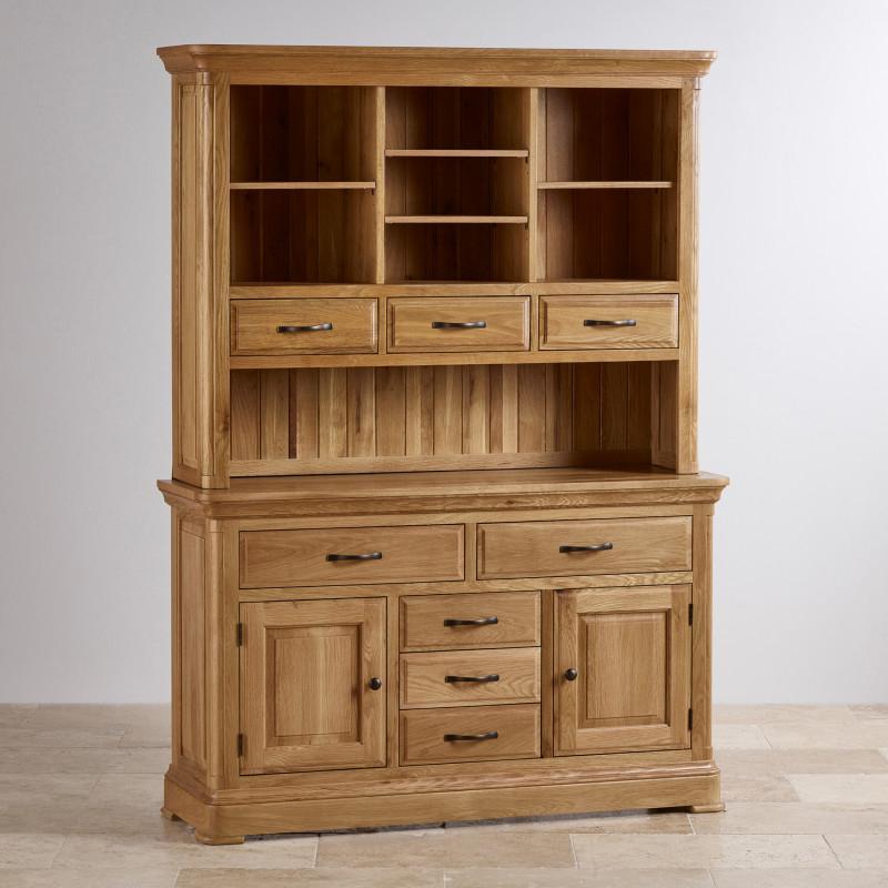 Tủ Chén Cao Canterbury Gỗ Sồi Loại Lớn Ibie DSCTLCANO (140 x 42 cm)