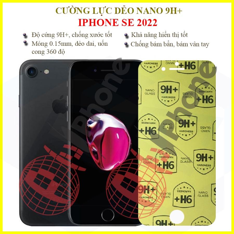 Dán cường lực dẻo nano cho iPhone SE 2022