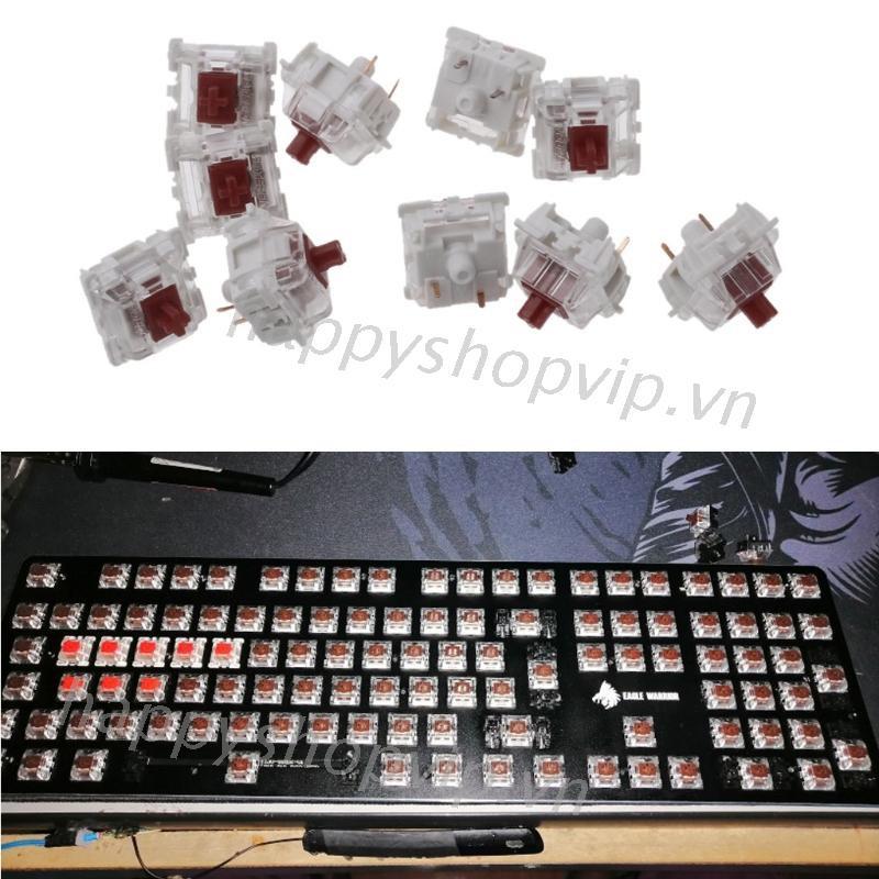 Bộ 10 Công Tắc Đèn Led 3 Chân Mx Fit Gh60