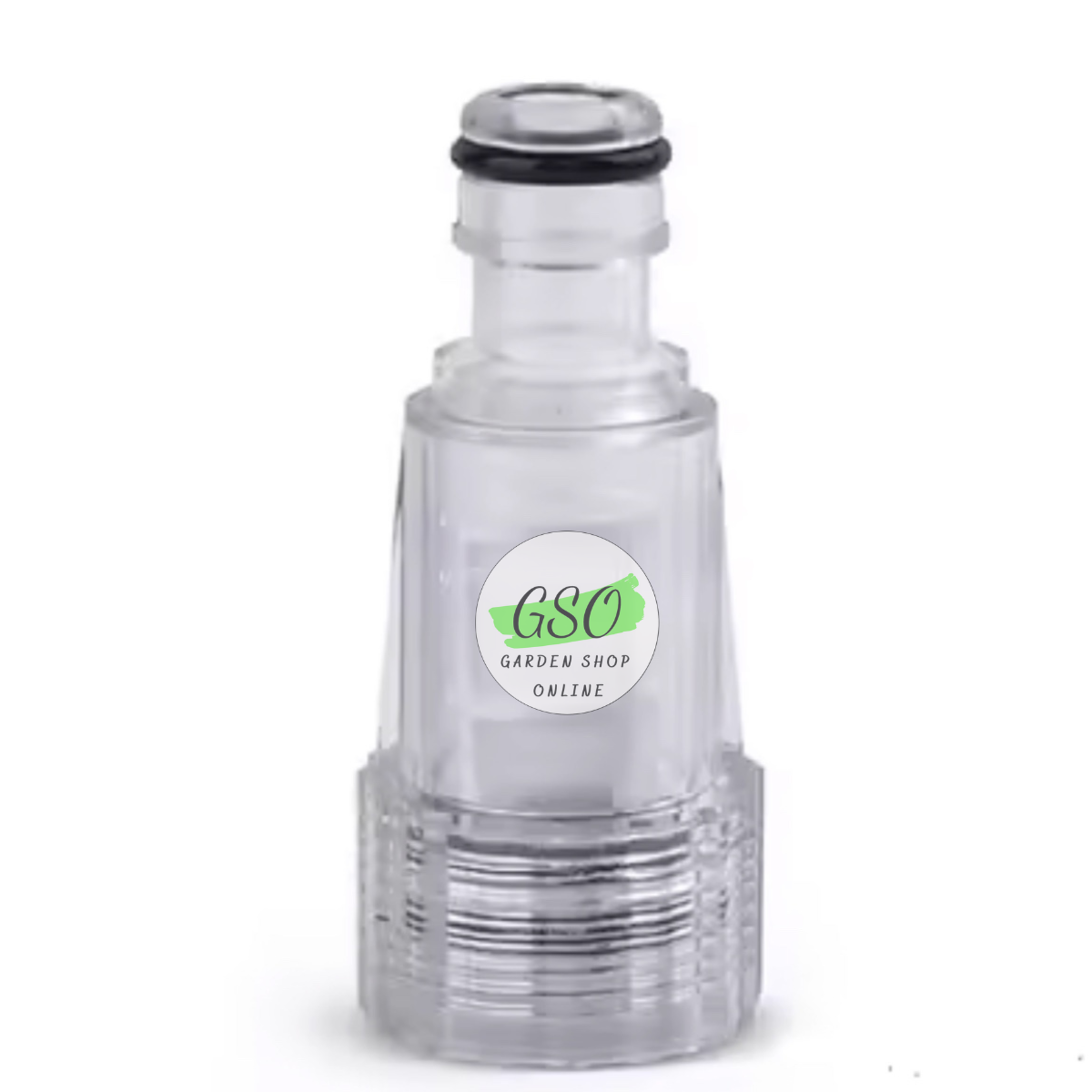 Cút nhựa trắng 2 lớp có lọc nối nhanh - Phụ kiện máy rửa xe áp lực cao