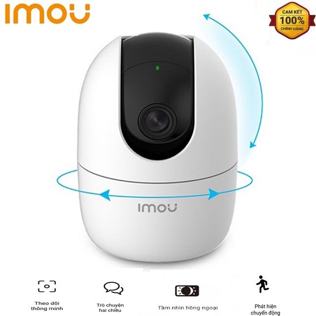 Camera wifi Imou A22EP quay 360 độ, đàm thoại 02 chiều trong nhà, hình ảnh rõ nét Full HD, hồng ngoại ban đêm - Hàng Chính Hãng