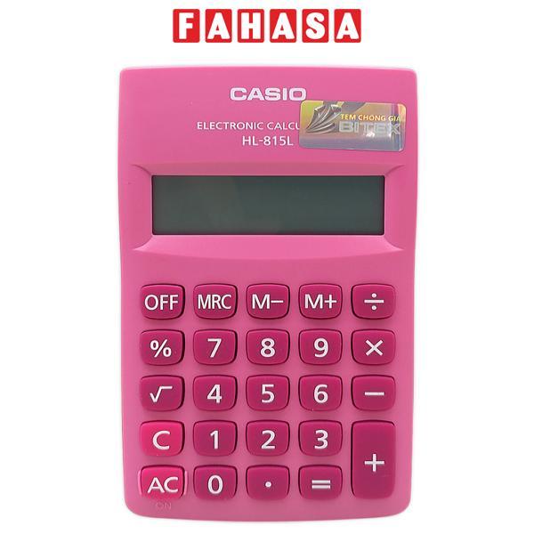 Máy Tính Casio HL815L-PK - Màu Hồng