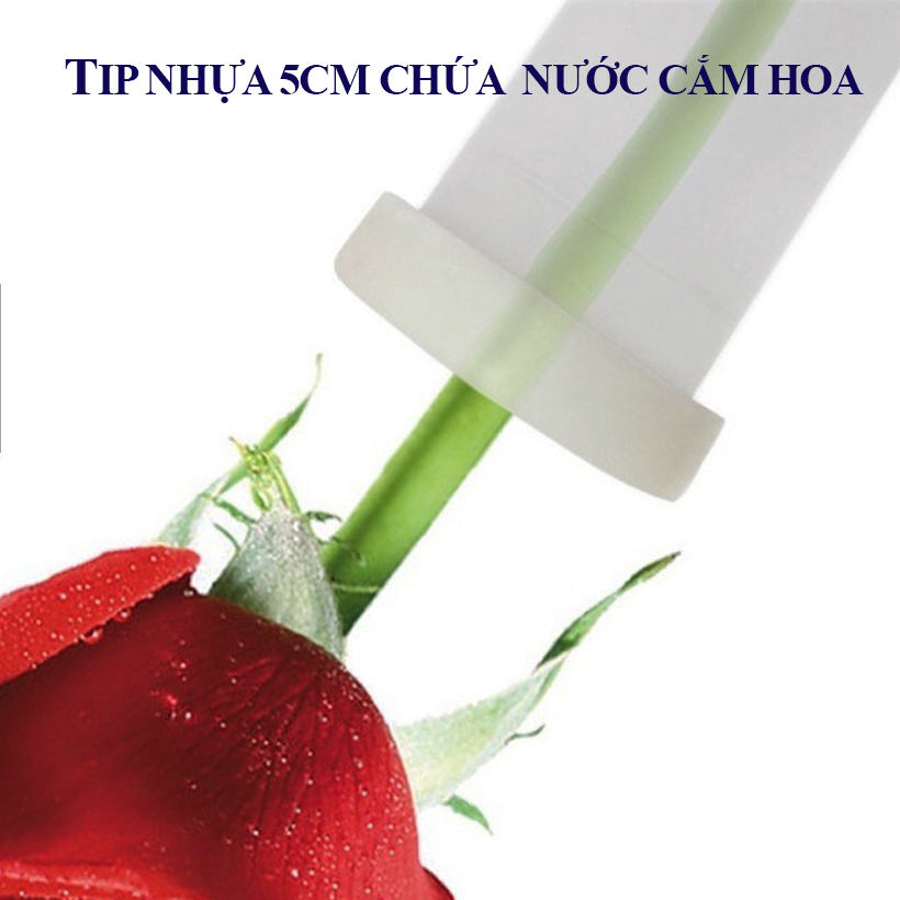 200 TIP NHỰA CHỨA NƯỚC CẮM HOA 5CM GIÚP HOA TƯƠI LÂU VÀ VƯỢT QUA VẬN CHUYỂN HOA ĐI XA