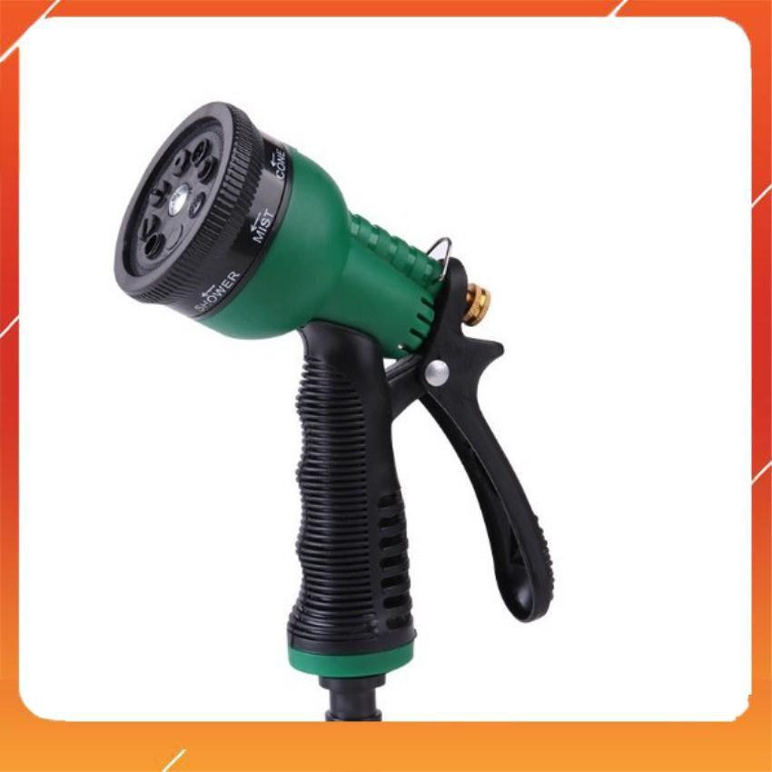 Vòi xịt rửa xe,Vòi phun nước tưới cây tăng áp thông minh 8 chế độ 815621-1