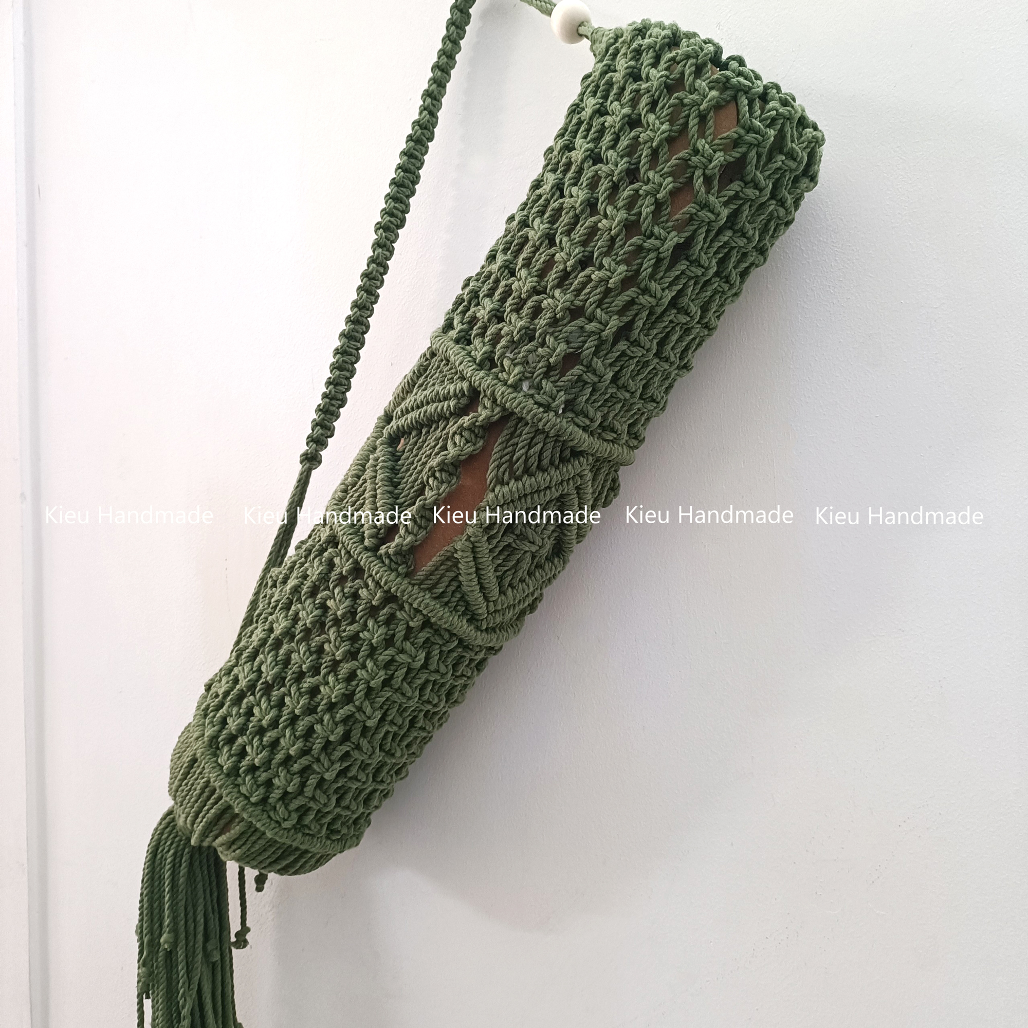 Túi đựng thảm tập yoga macrame độc đáo