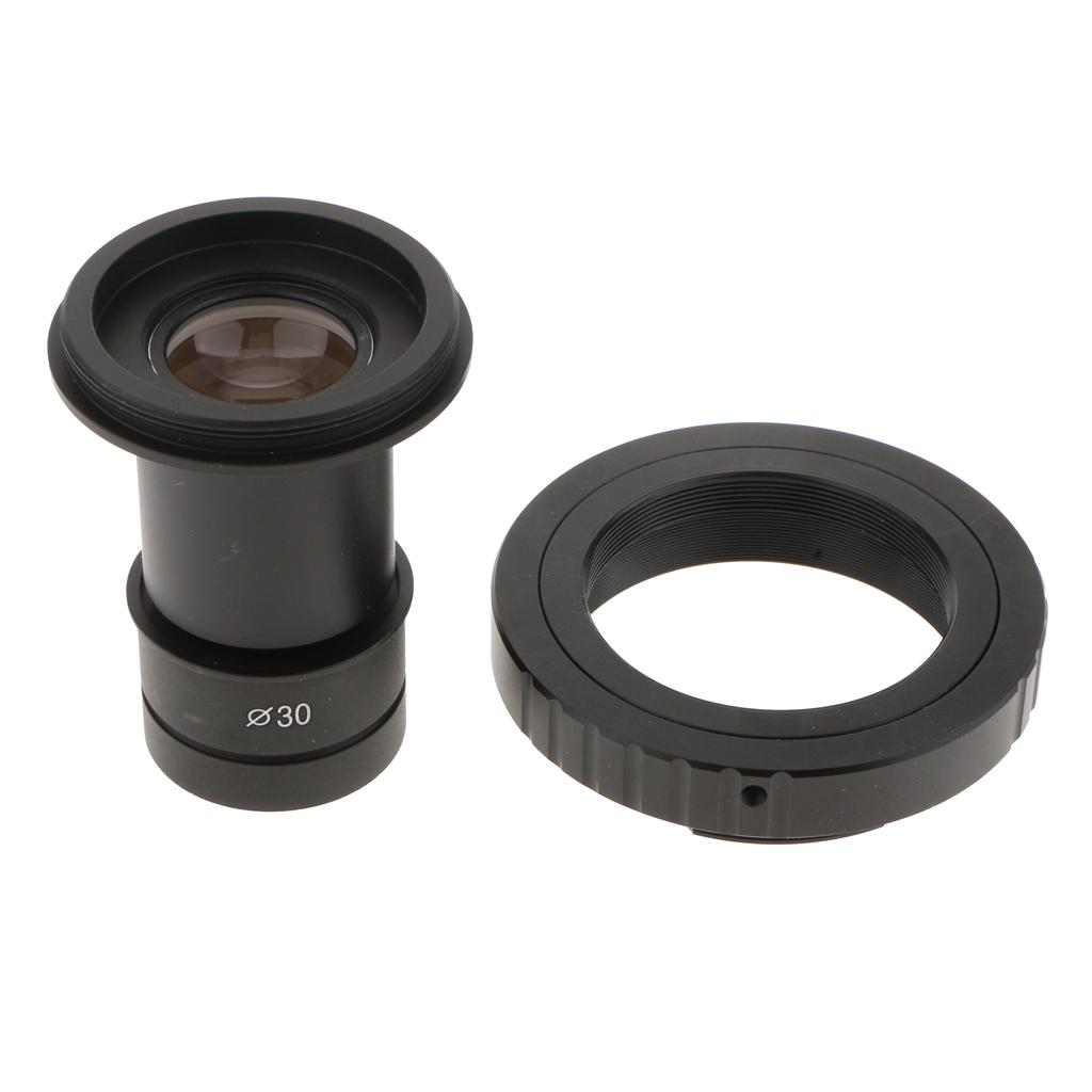 Kính Hiển Vi Adapter dành cho MÁY ẢNH DSLR Canon SLR W 9.6X + Tặng 30mm Stereo Phạm Vi Tay