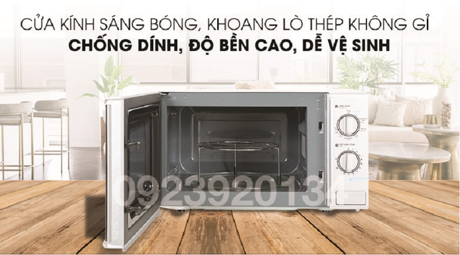 Lò vi sóng có nướng, 20 lít Sharp R-G228VN-SL