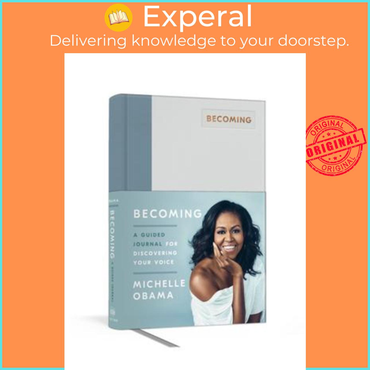 Sách - Becoming: A Guided Journal for Discovering Your Voice by Michelle Obama (US edition, paperback)