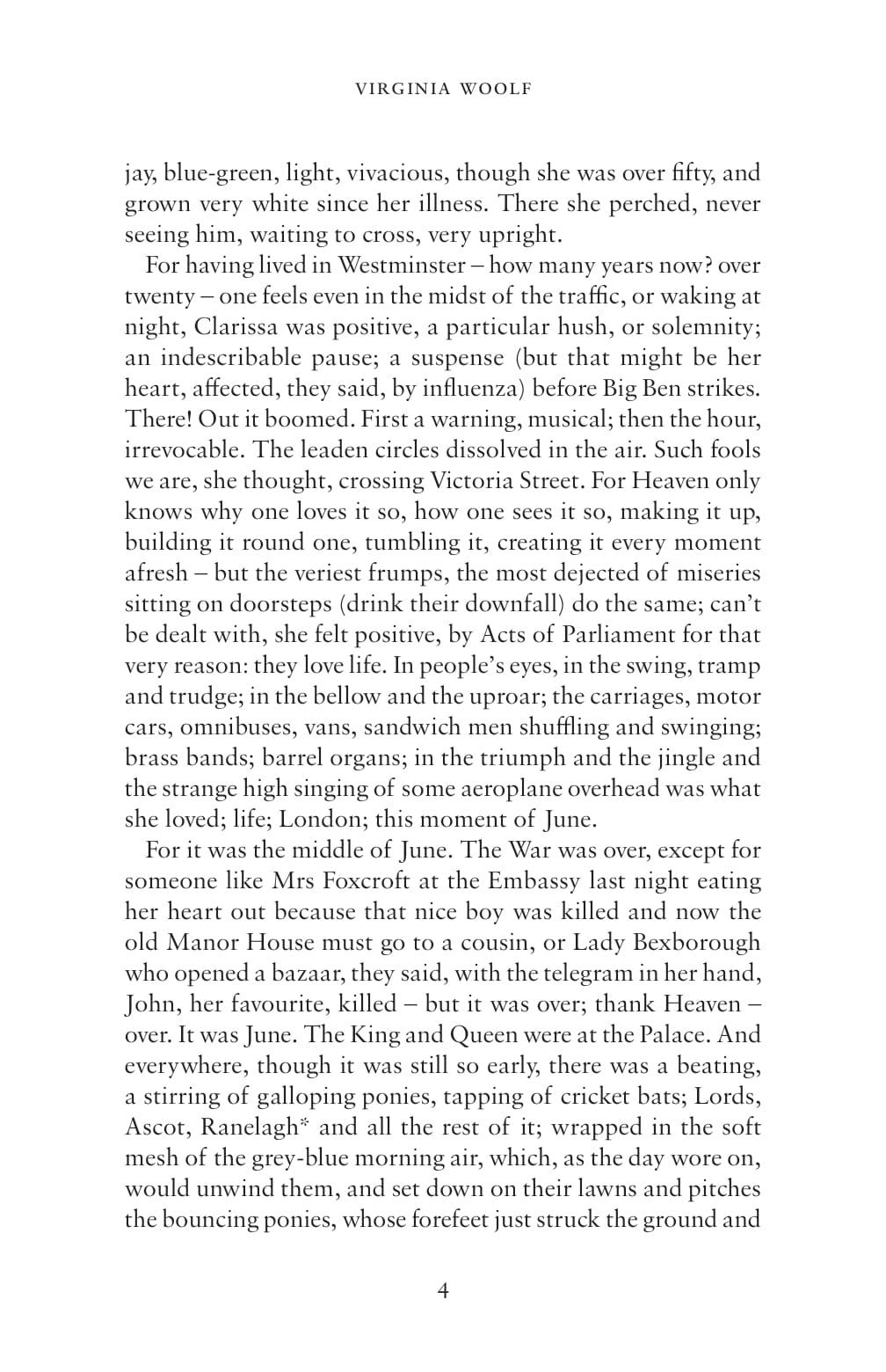 Sách ngoại văn: Mrs Dalloway