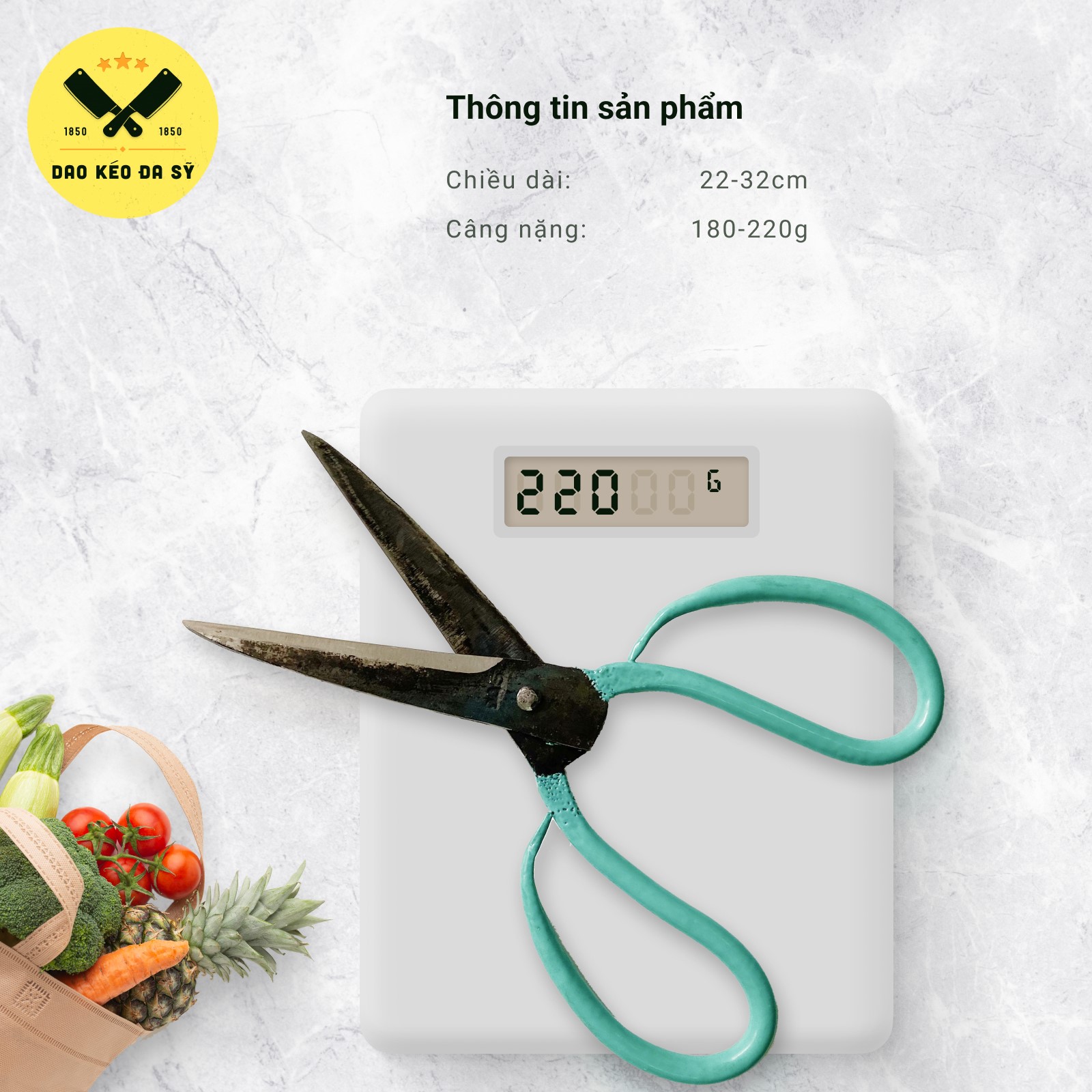 Kéo cắt đồ đa năng, kéo cắt tỉa - Kéo Đa Sỹ - 100% Nhíp xe siêu sắc