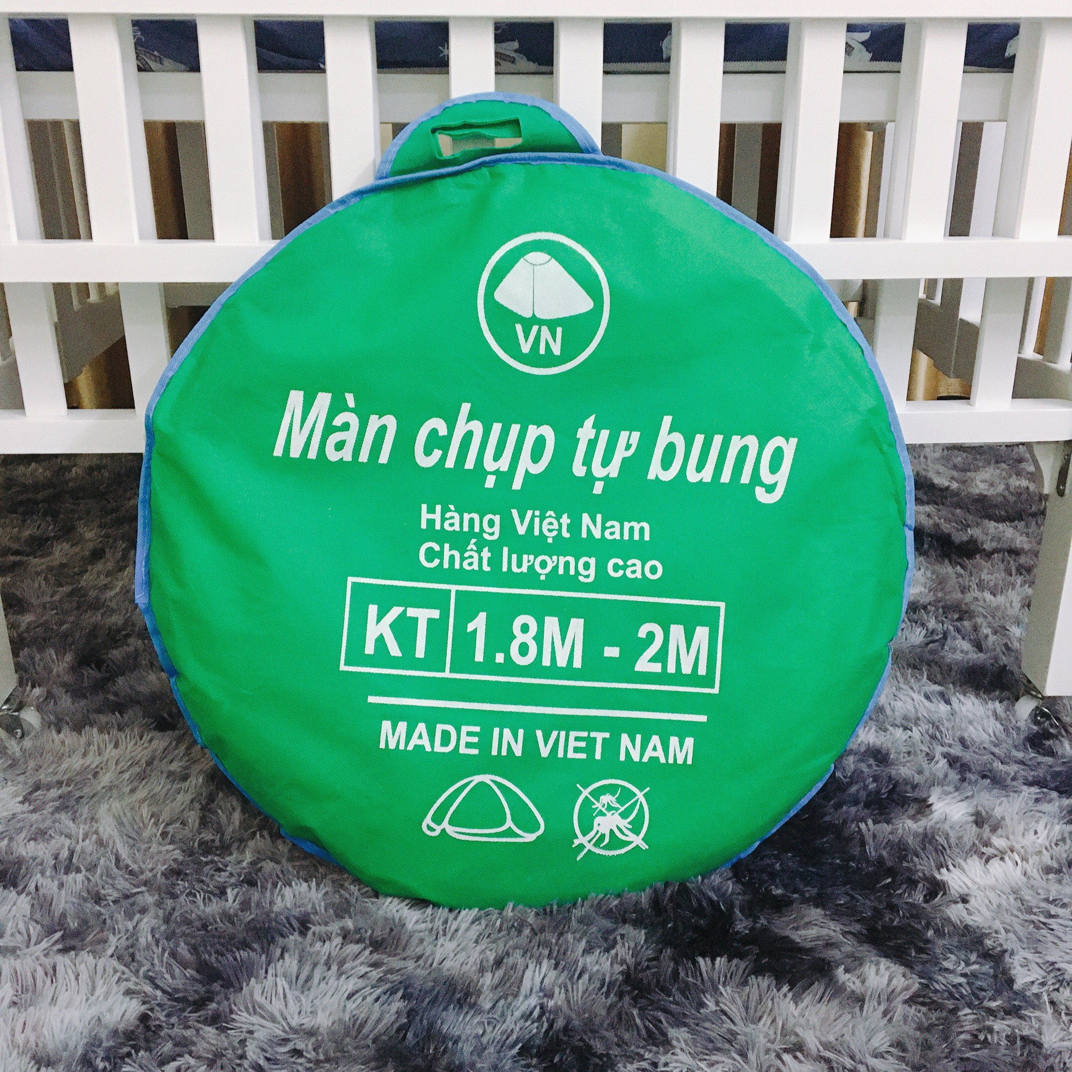 Màn Chụp Tự Bung - Gấp Gọn Thông Minh 1 Cửa Thế Hệ Mới - Sản phẩm Tiện Lợi Gia Đình