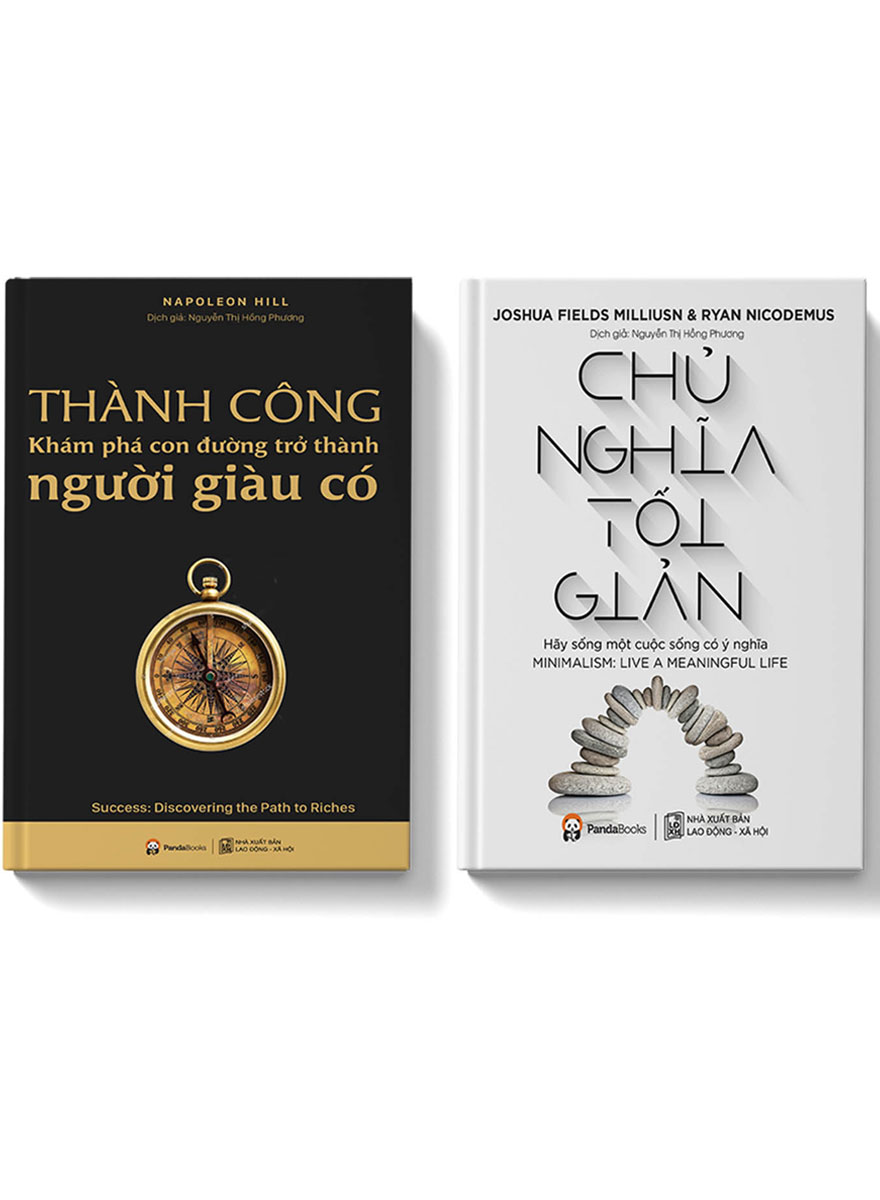 Combo Chủ Nghĩa Tối Giản + Thành Công Khám Phá Con Đường Trở Thành Người Giàu Có  _PD