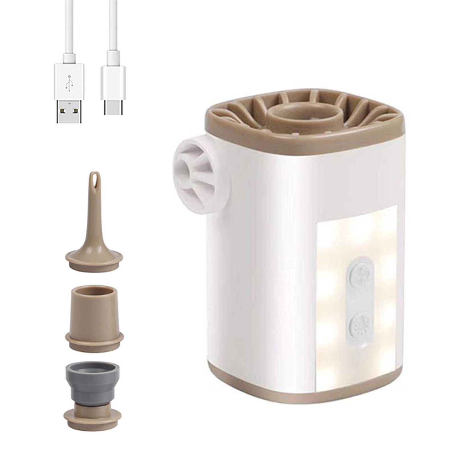 Máy bơm không khí điện mini không dây di động 3600mAh USB có thể sạc lại