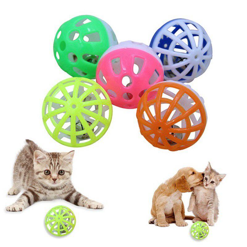 đồ chơi bóng nhựa chuông cho chó mèo