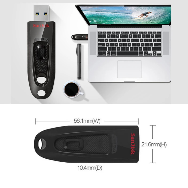 USB SanDisk 3.0 Ultra CZ48 16GB - Hàng Chính Hãng