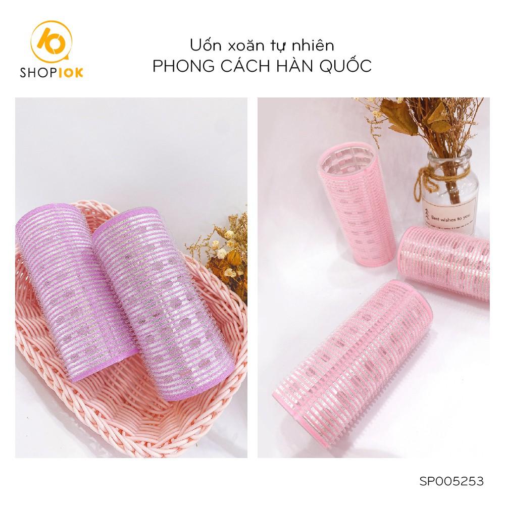 Lô uốn tóc tự dính, lô cuốn tóc phong cách Hàn Quốc lõi nhôm size 5x12cm SHOP10K