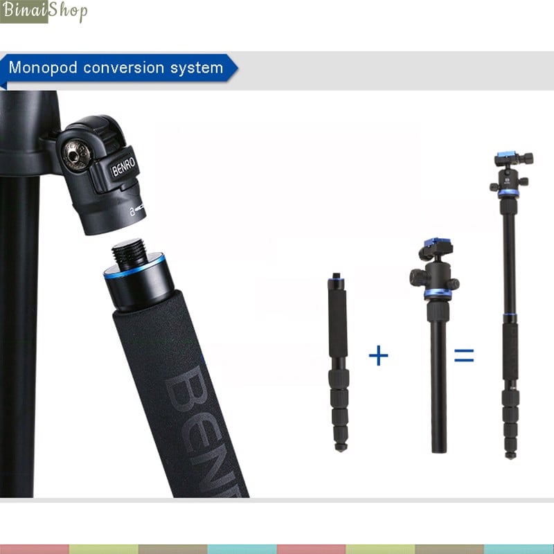 Benro IF19 - Chân Đế Tripod Đa Năng Cho Máy Ảnh, Máy Quay, Tải Trọng 8Kg, Chiều Cao Tối Đa 1.47m