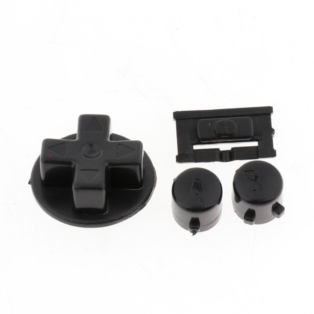 2-8pack Buttons Sets Shoulder R L A B D-Pad for Gameboy Advance GBA Black