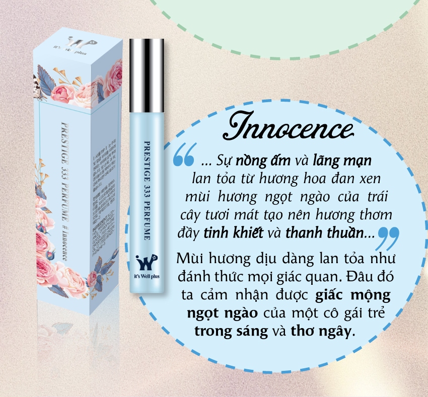 Nước Hoa It's Well Plus Prestige 333 Perfume Innocence PP-I (9ml)