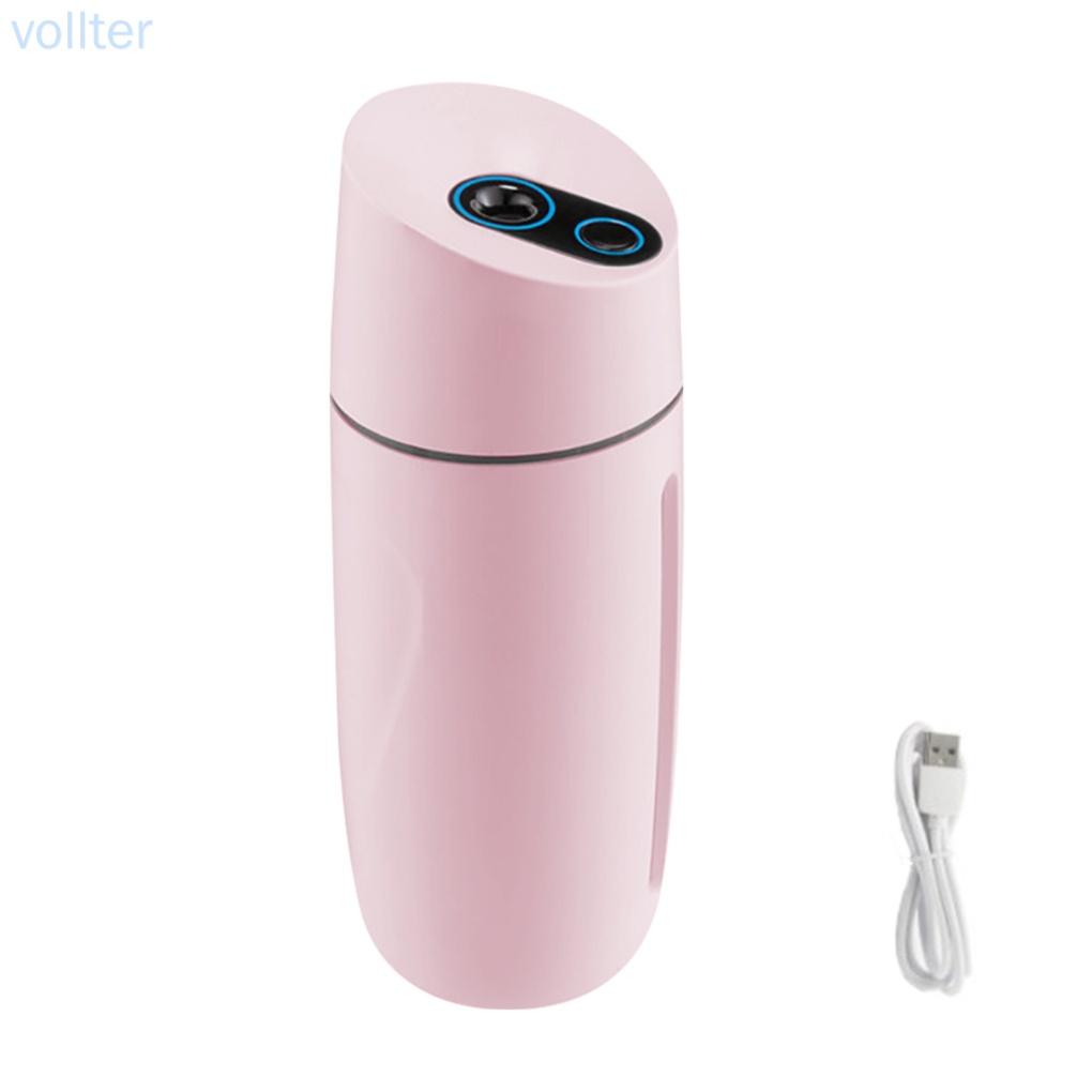 Mini Humidifier USB LED Mist Humidifier Low-noise Portable Home Air Diffuser Atomizer, Pink