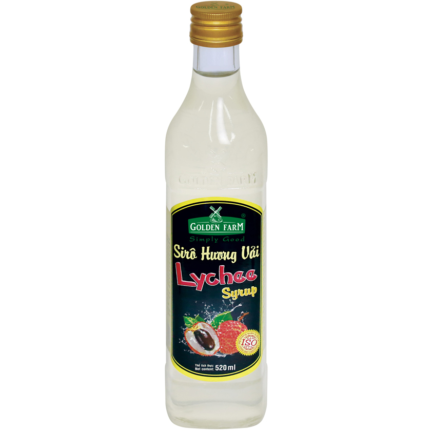 Siro Vải Golden Farm 520ml