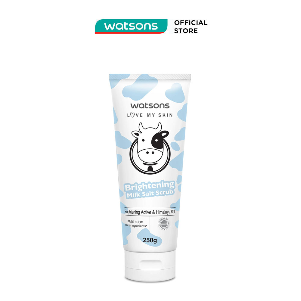 Muối Tắm Watsons Giúp Sáng Da Brightening Milk Salt Scrub 250g