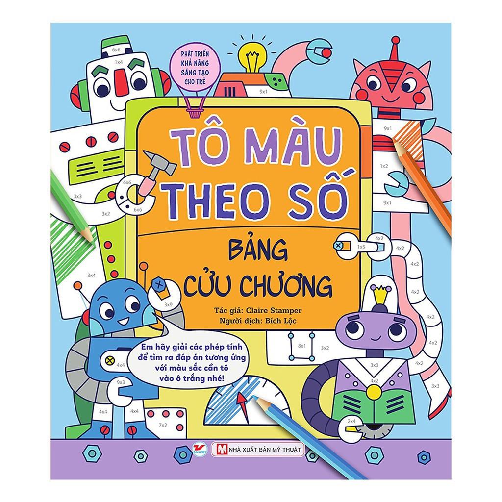 Tô Màu Theo Số Bảng Cửu Chương - Bản Quyền