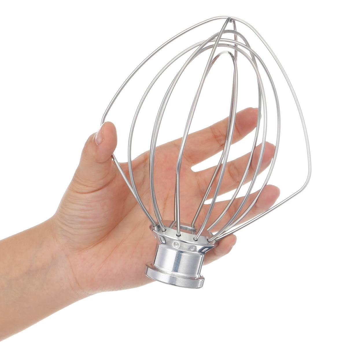 1 Chiếc Đồng Hồ Thép Không Gỉ Bóng Dây Roi Phối Đính Kèm Cho Kitchenaid K45WW 9704329 Bột Bánh Đánh Kem Trứng Dụng Cụ Nấu Ăn