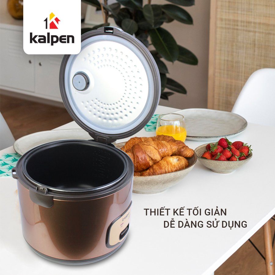 Nồi cơm điện cao cấp Kalpen R6 - 3.2L, Hàng Chính Hãng 