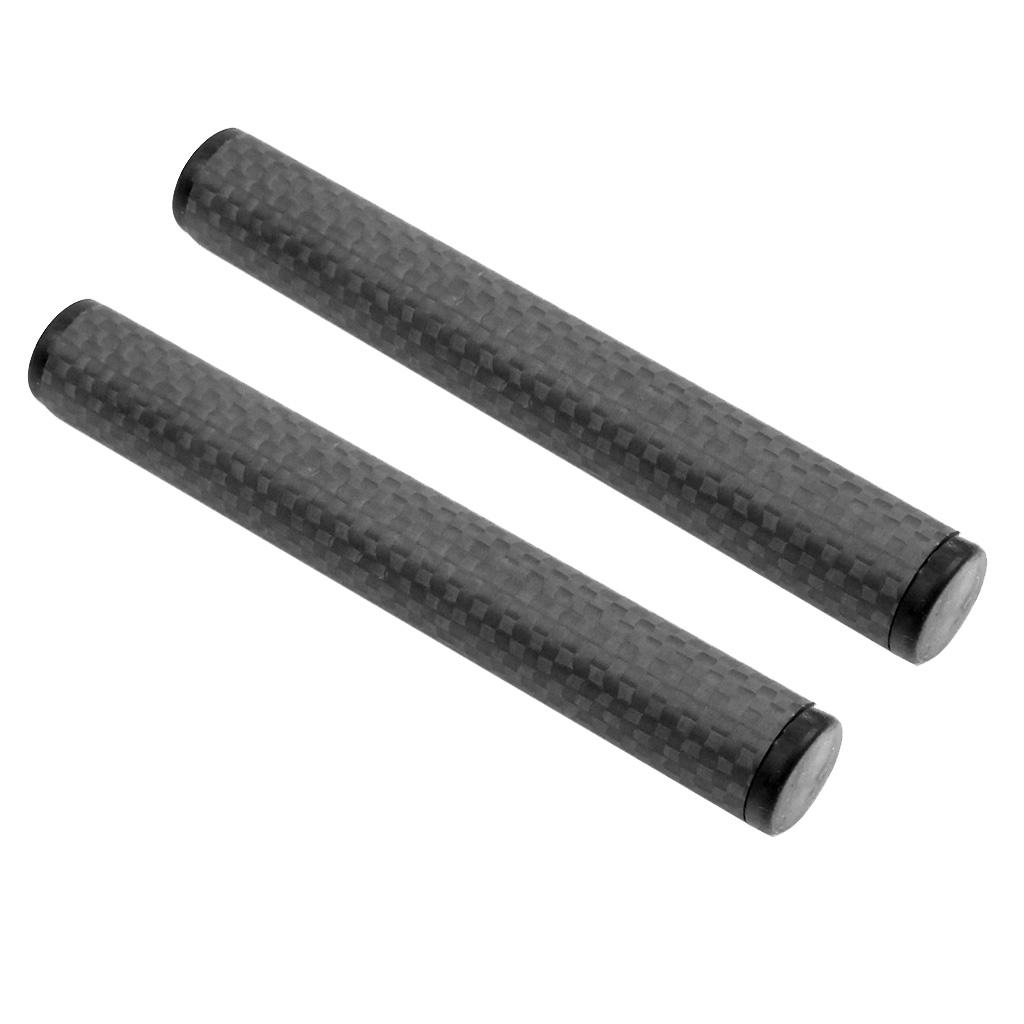 2 Cái 15 Mm Sợi Carbon Cần 10 Cm/4-Inch Cho Máy Ảnh DSLR Rig Đường Sắt hệ Thống