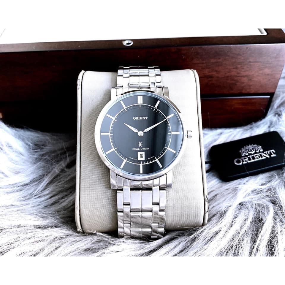 Đồng Hồ Nam Dây Thép Orient Quartz Slimline FGW01005B0