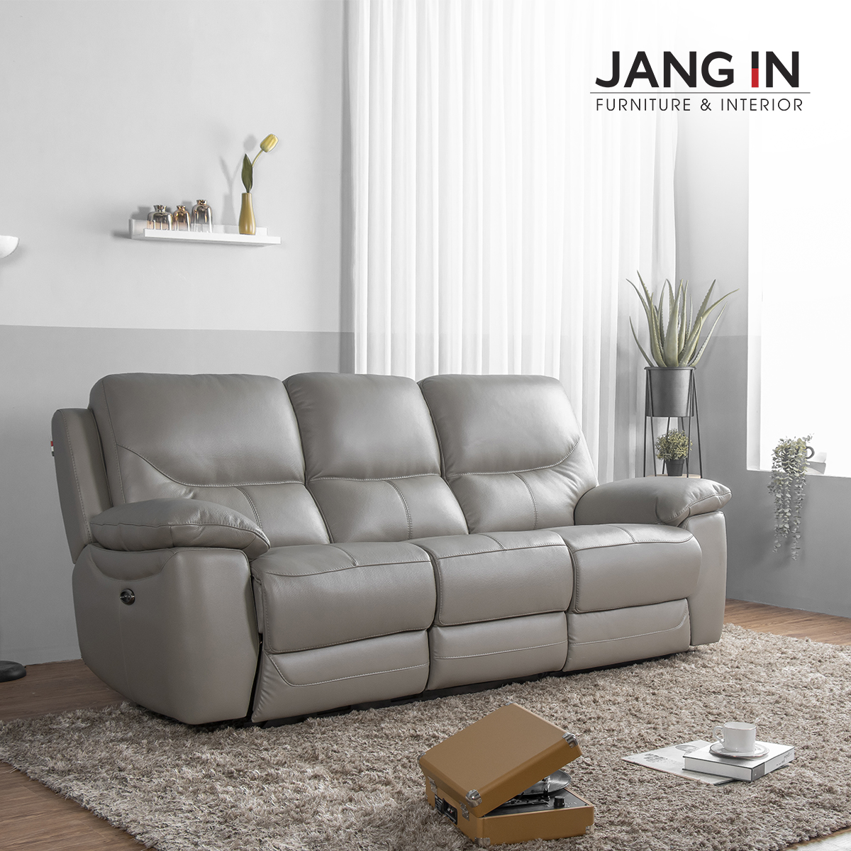 Ghế Sofa thư giãn điện 3 Chỗ Rodeo Jang In 1801090001-02