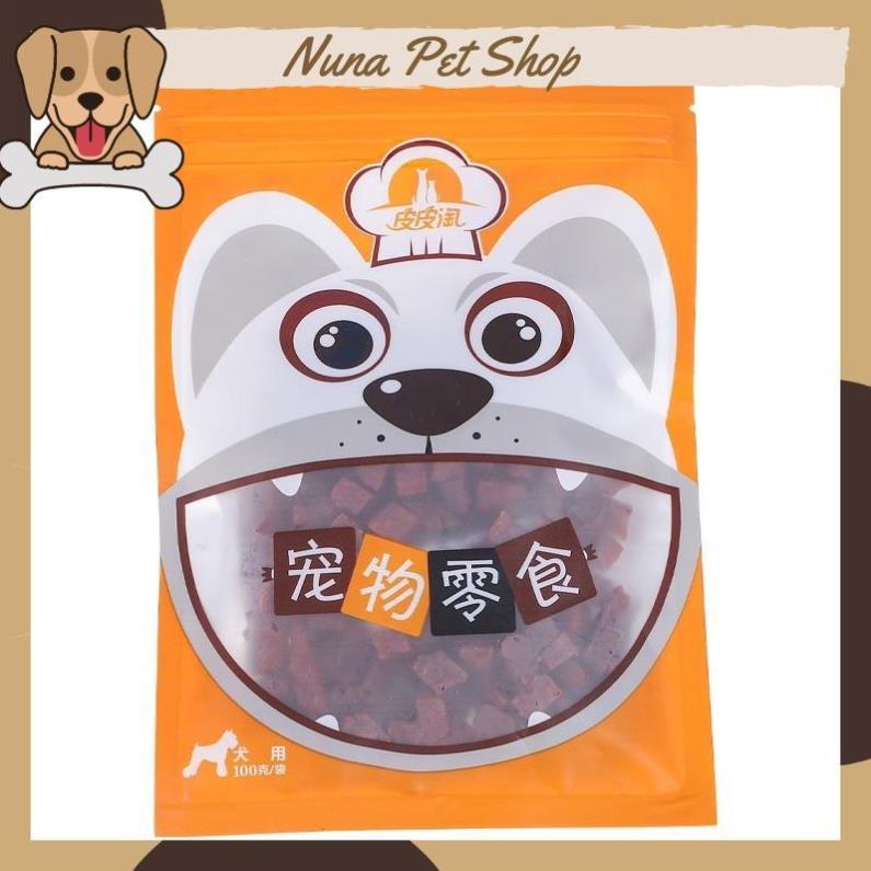 Snack thịt bò viên Taotaopet cho chó cưng (Gói 100g)