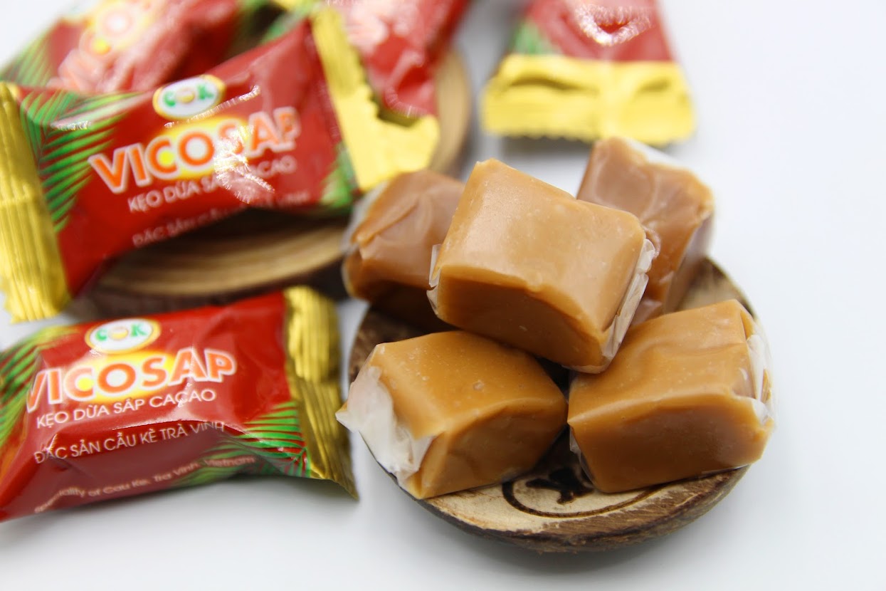 COMBO 2 túi kẹo Dừa sáp cacao