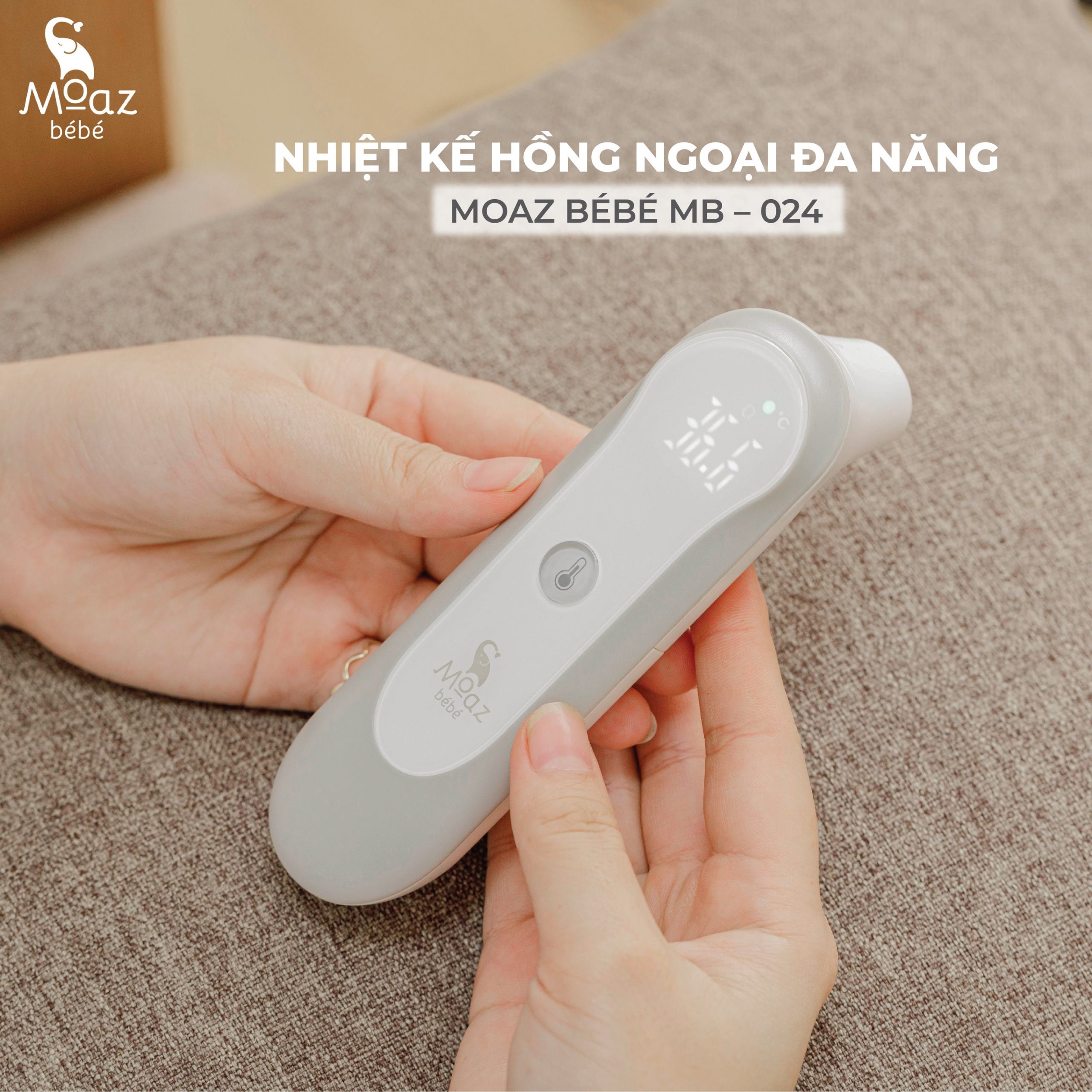 Nhiệt Kế Hồng Ngoại Moaz Bébé Mb - 024