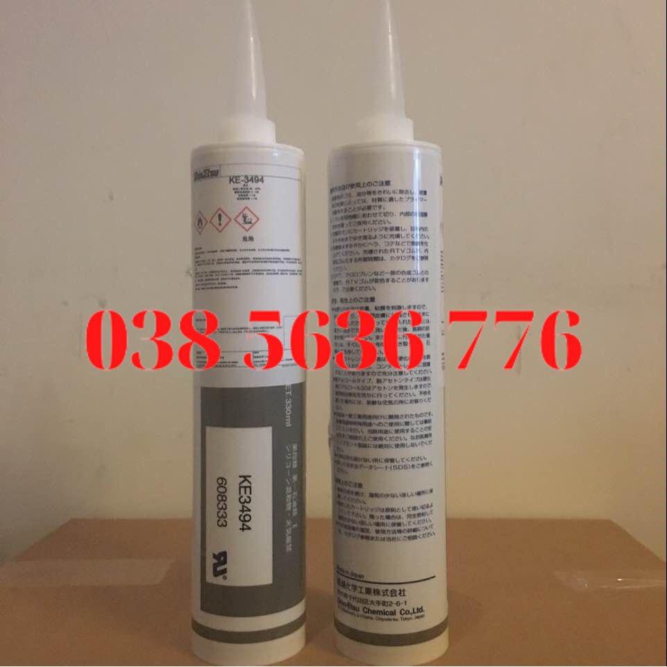 Shinetsu KE-3494, Silicone Màu Xám, Chịu Nhiệt Độ Cao