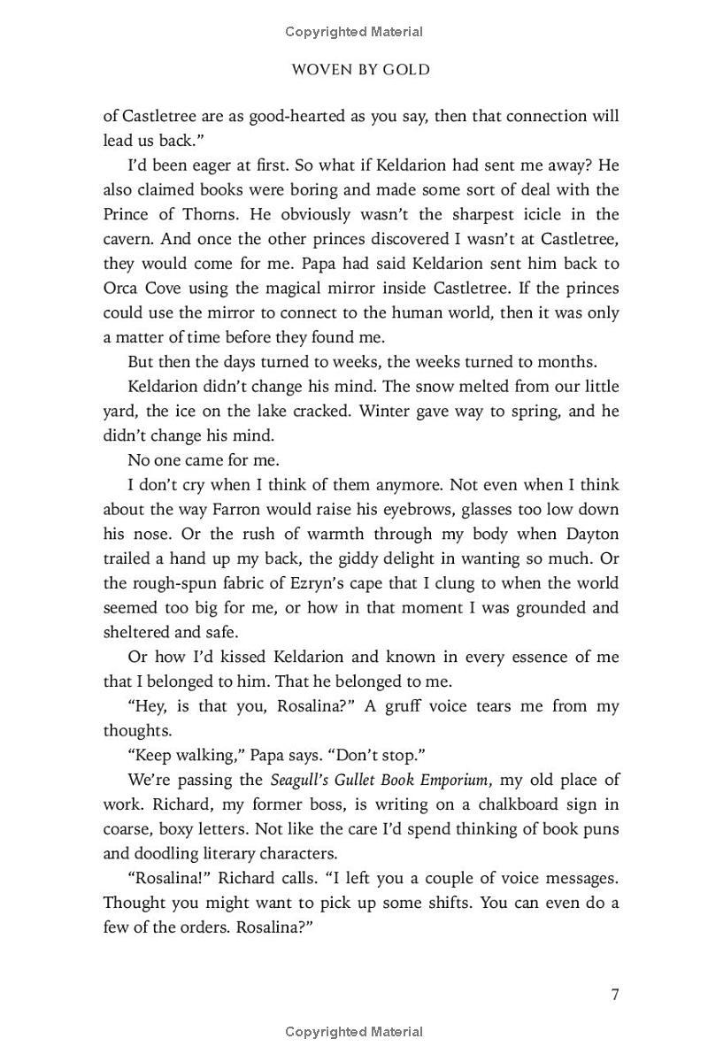 Sách ngoại văn: Woven By Gold