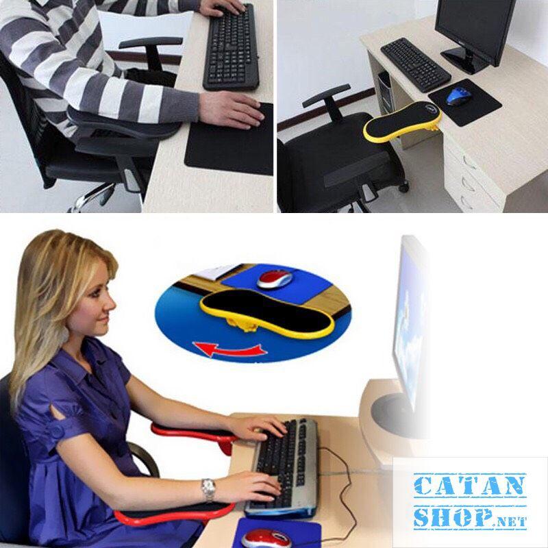 Tấm đệm kê tay chuột chống mỏi, chống thoái hóa cổ tay xoay 180 độ tiện ích khi sử dụng máy tính văn phòng, chơi game