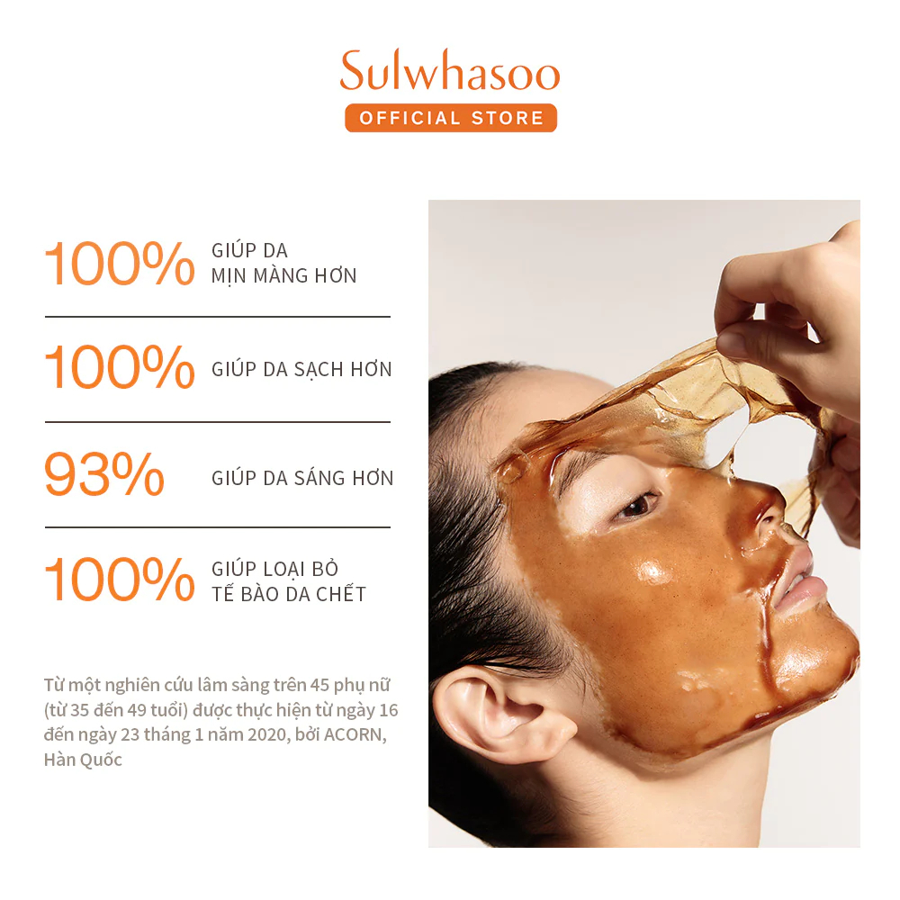 Mặt Nạ Lột Sulwhasoo Dưỡng Trắng, Se Khít Lỗ Chân Lông, Da Sạch Mụn Cám-Sulwhasoo Clarifying Mask Masque Clarifiant 35ml