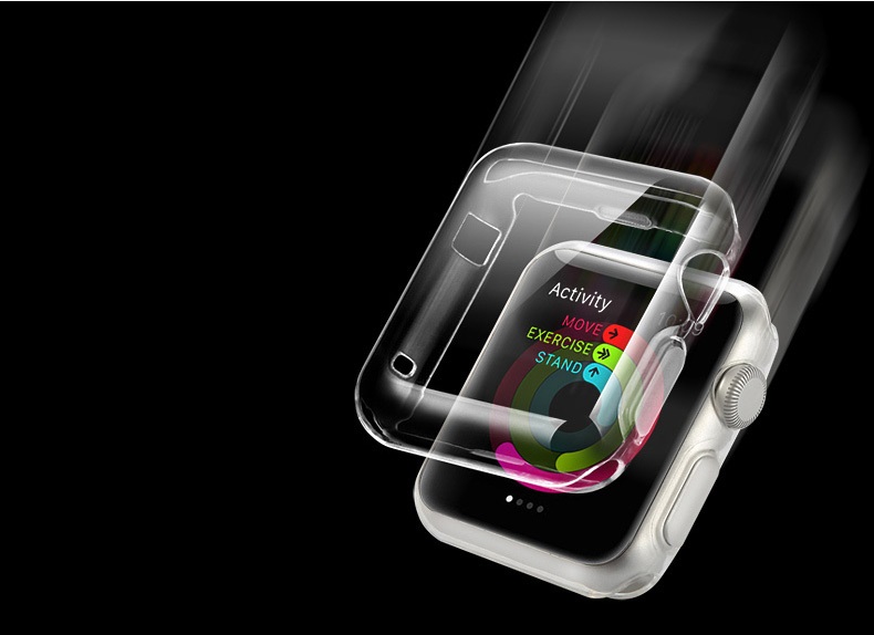 Bộ 2 Case Ốp Dẻo Silicon Dành Cho Apple Watch 44mm Series 4