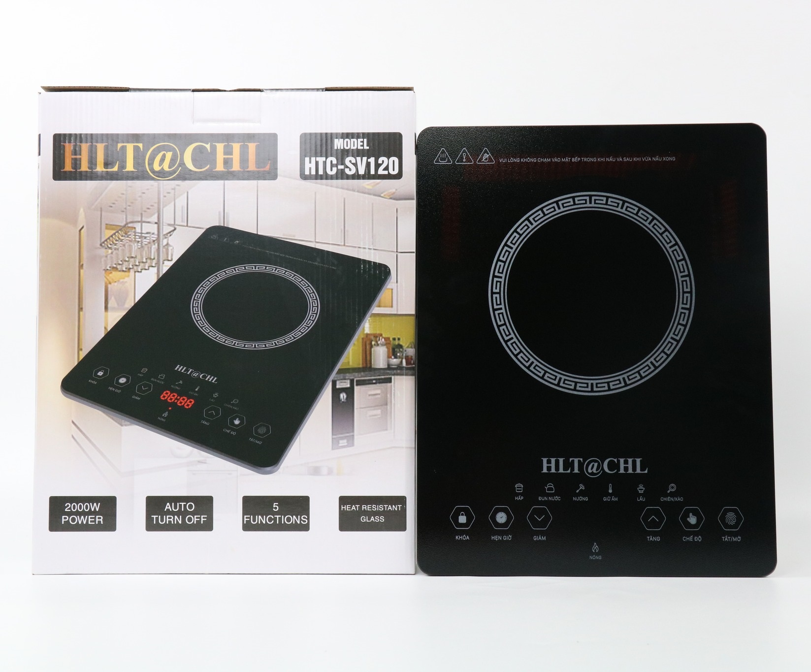 Bếp Hồng Ngoại HLT@CHIL HTC-SV120(202) - Hàng Chính Hãng