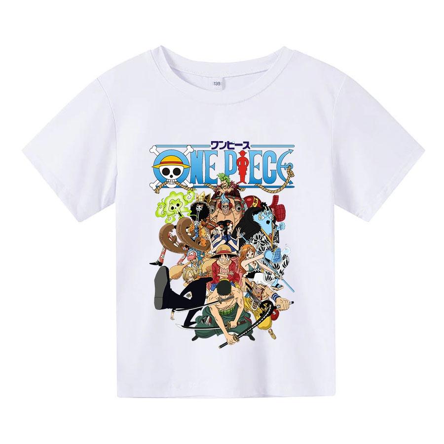 Áo thun trẻ em ONE PIECE, 4 màu, có size người lớn, King Cotton