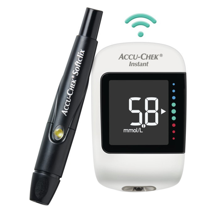 Bộ Máy Đo Đường Huyết Accu-Chek Instant mmol/L