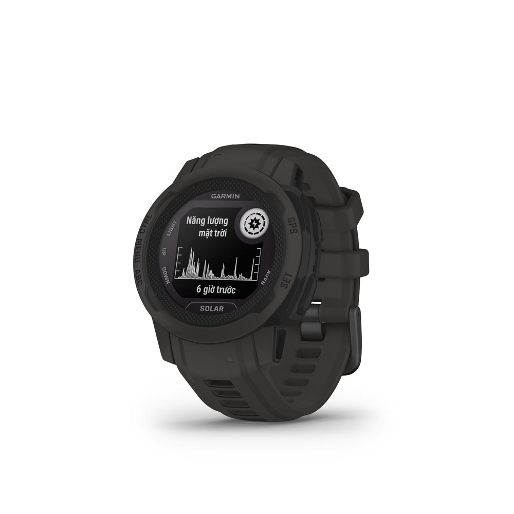 Đồng Hồ Thông Minh Garmin Instinct 2S Solar - Standard Edition (Graphite/Neo Tropic) - Hàng Chính Hãng