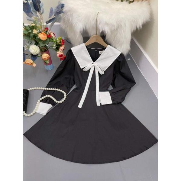 ĐẦM XÒE CỔ PHỐI NƠ XINH XẮN