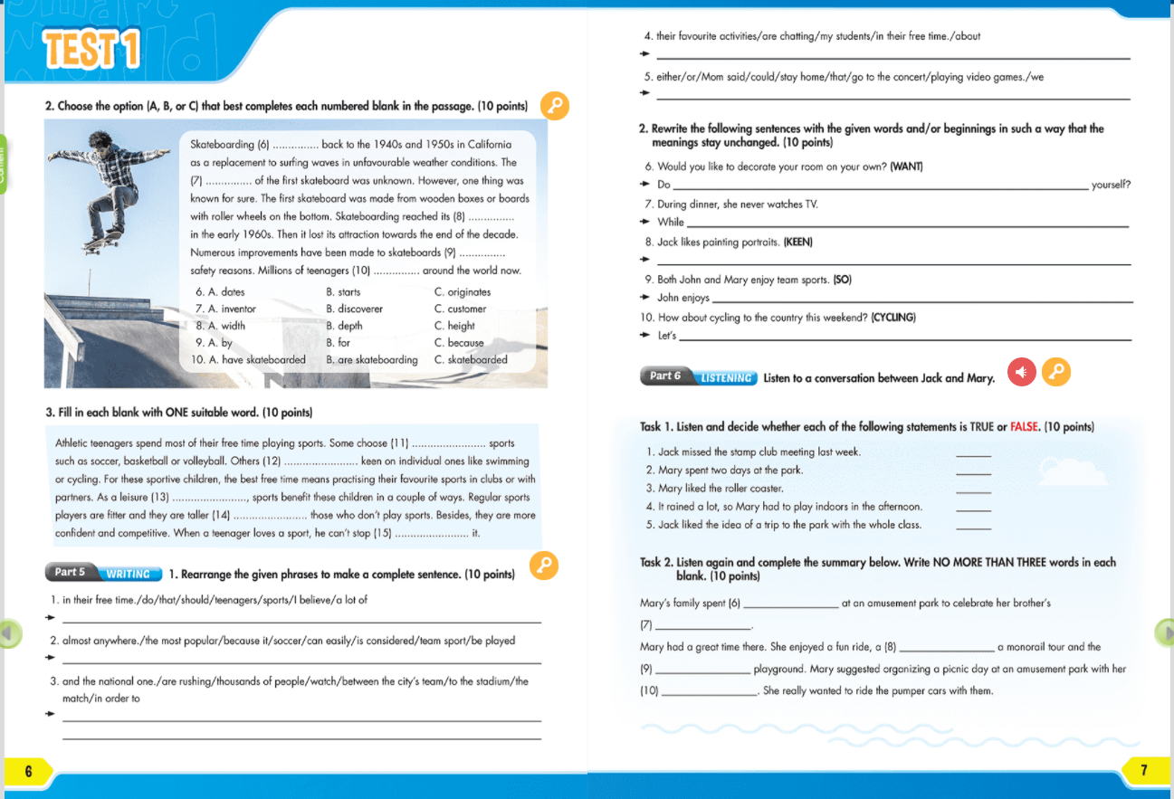 Practice Tests Grade 7 Sách mềm sách học sinh