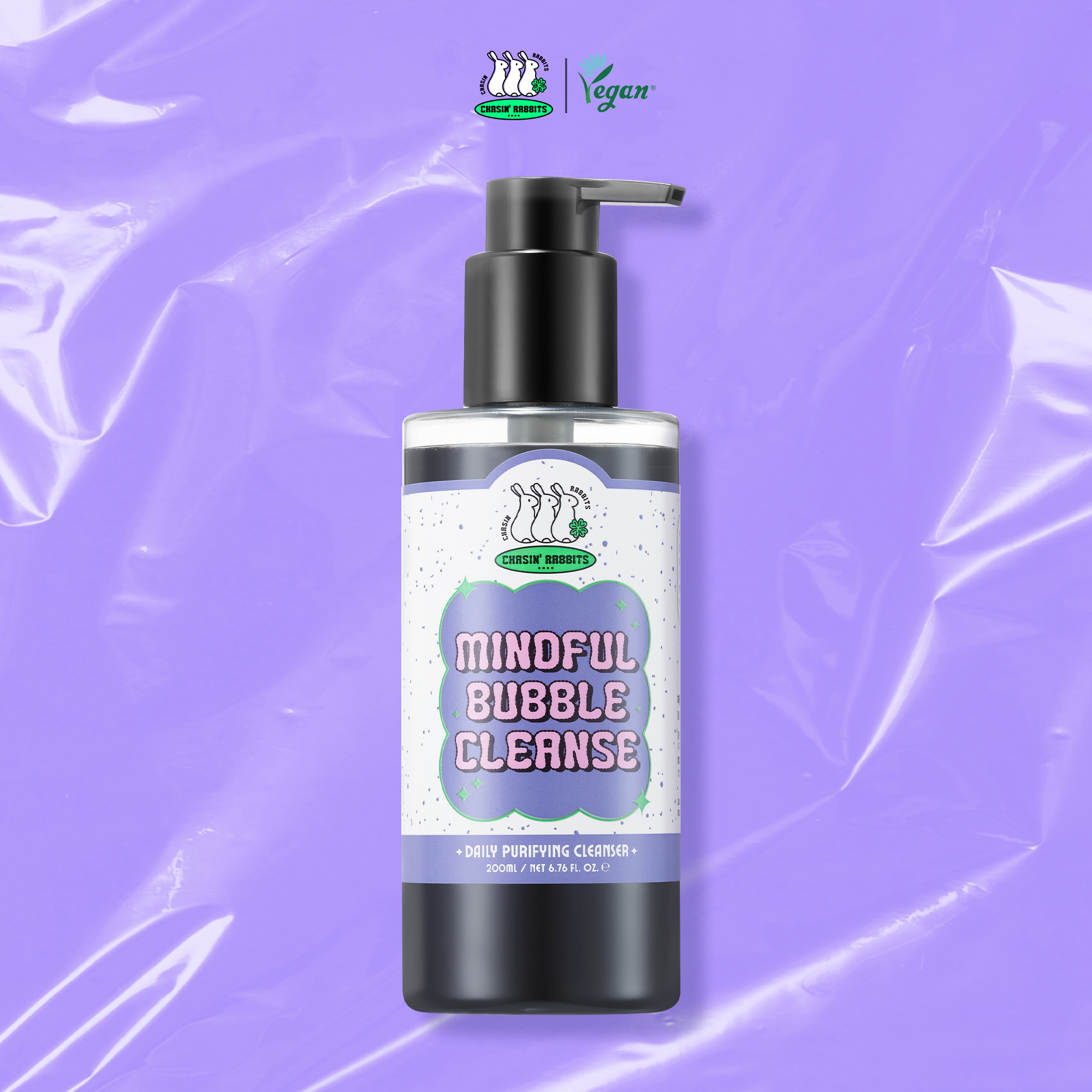 Chasin' Rabbits Sữa rửa mặt Mindful Bubble Cleanse 200ml